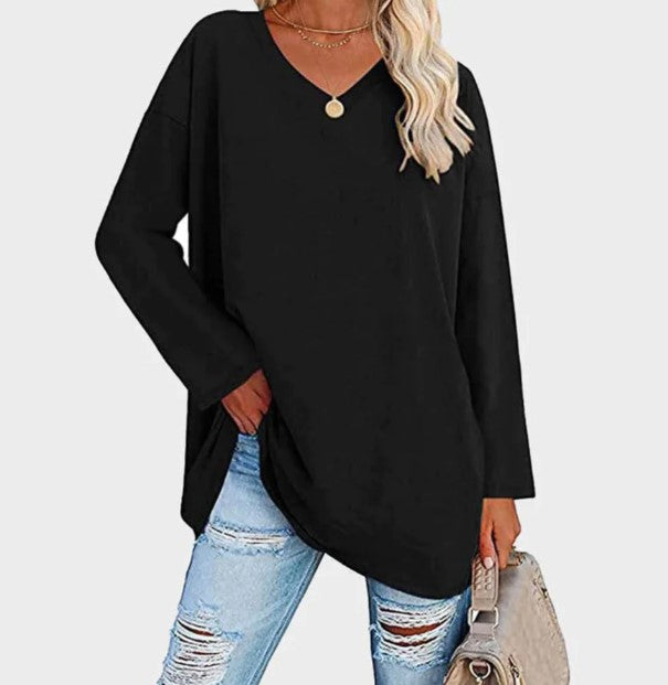 Damen Langarm Pullover Elegantes Design