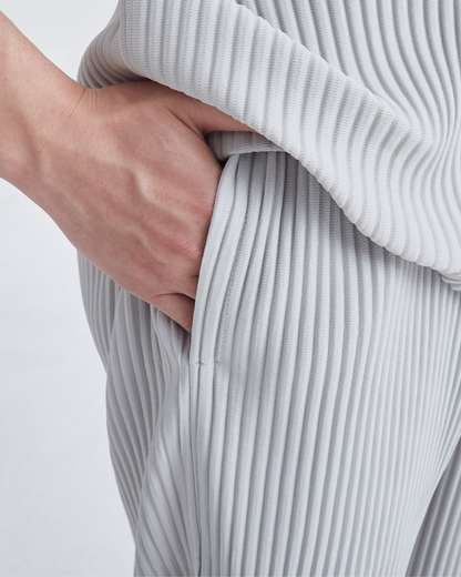 Bequeme Damen Rippstrick-Hose Elastische Baumwolle Lockere Passform