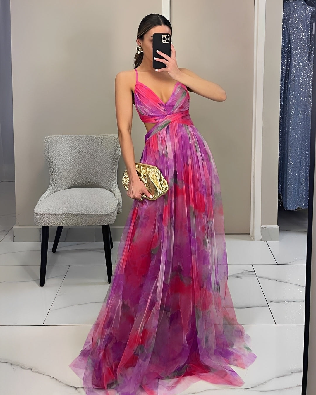 Damen Maxikleid Elegant