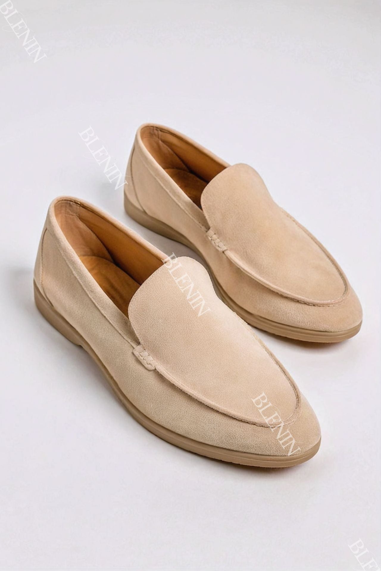 Damen Loafer Schuhe Elegantes Leder