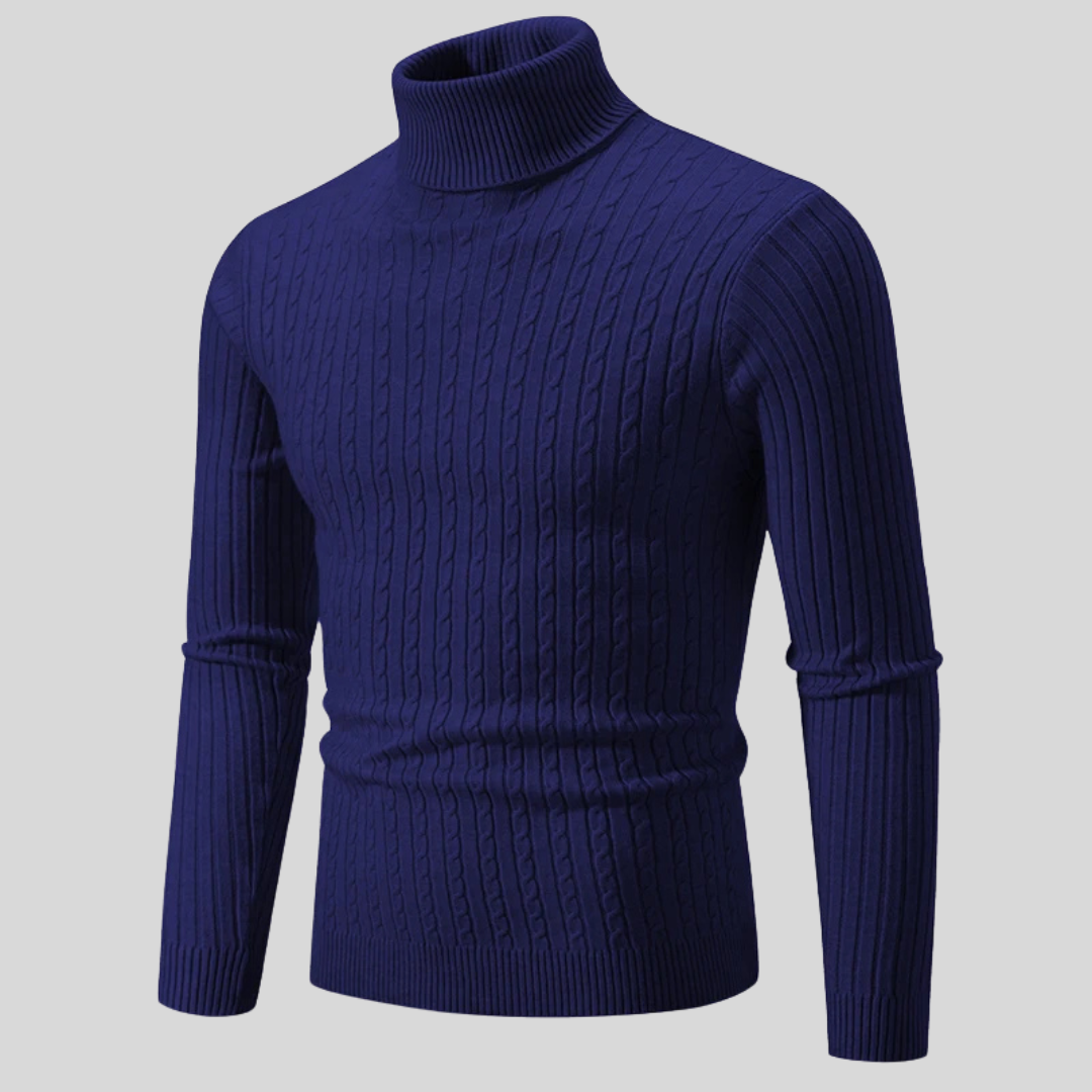 Stilvoller Damen Rollkragenpullover Warm