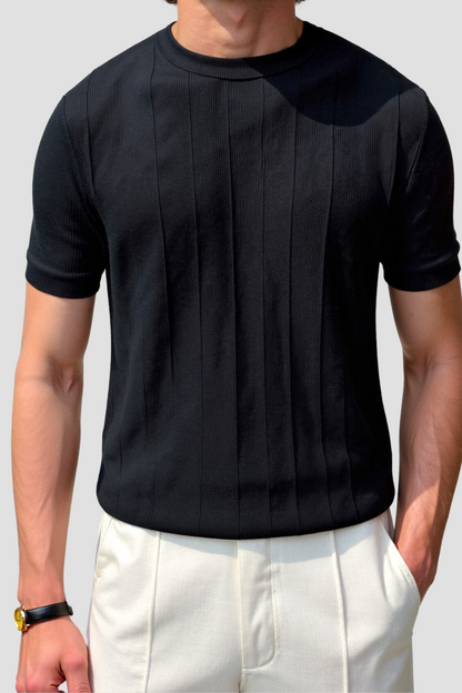 Klassisches Streifen T-Shirt Old-School Style Baumwolle
