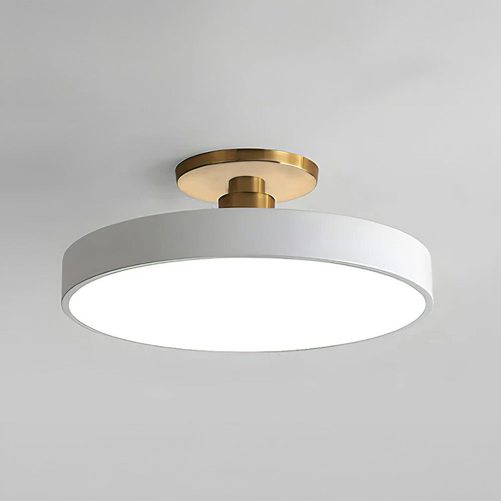 LED Deckenleuchte Gold Modern Dimmbar