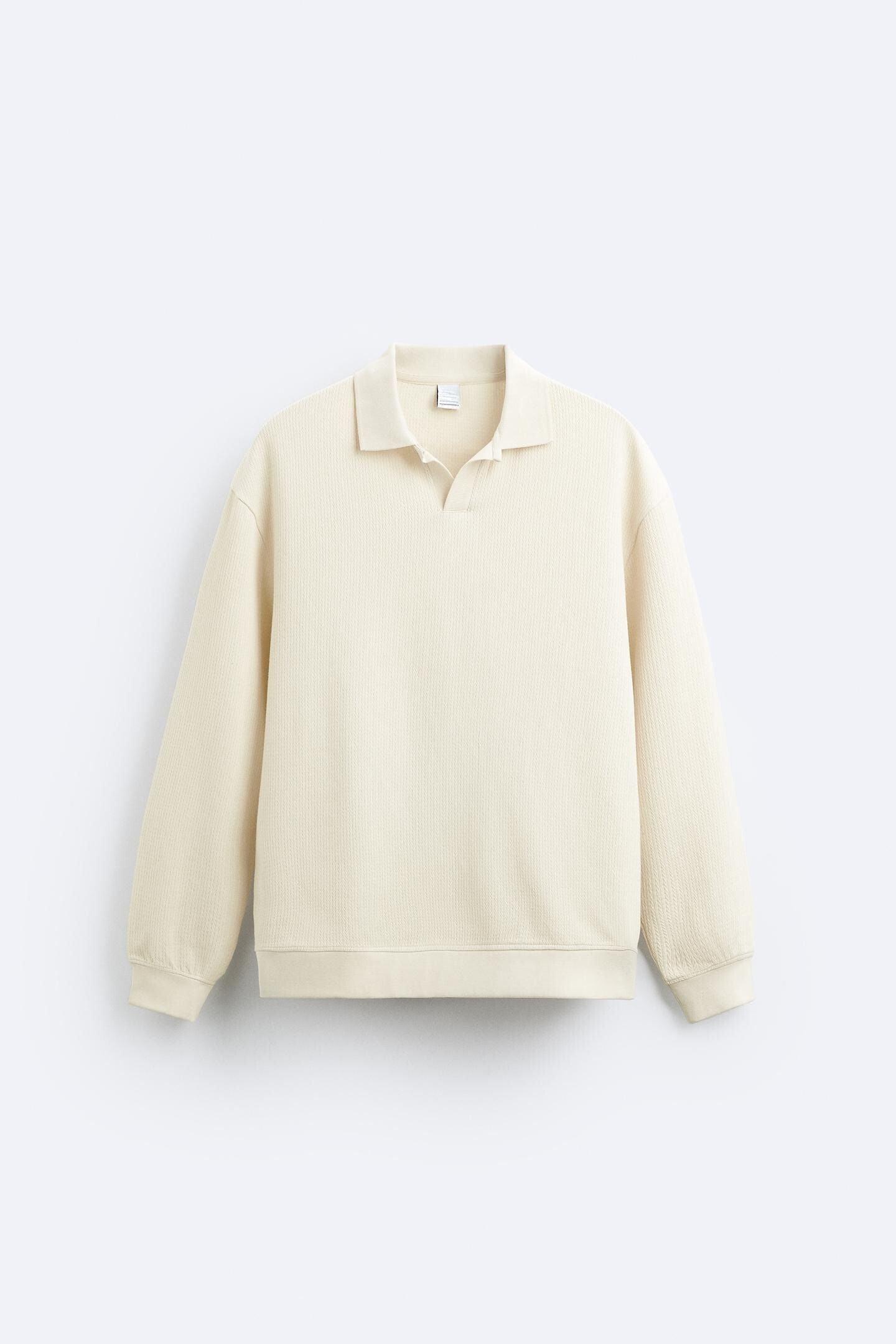 Beiger Pullover mit Polokragen Eleganter Stil - Norvielle