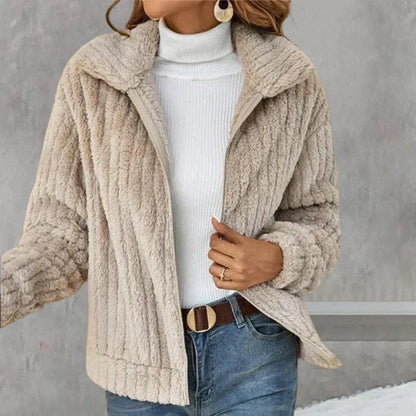 Damen Fleecejacke Weich und Warm