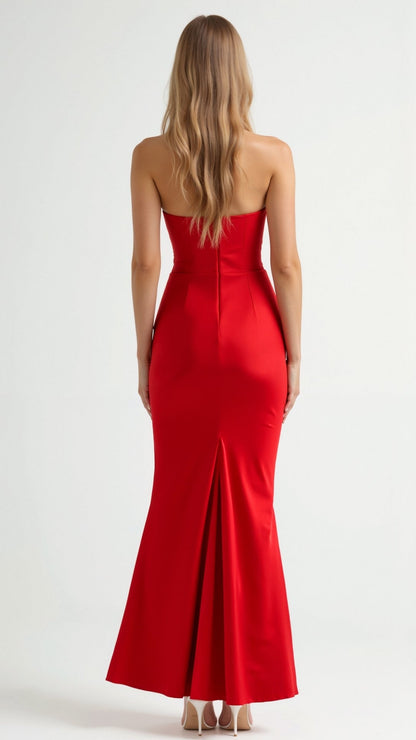 Damen Maxi-Kleid Hochzeitsgast-Eleganz Lang