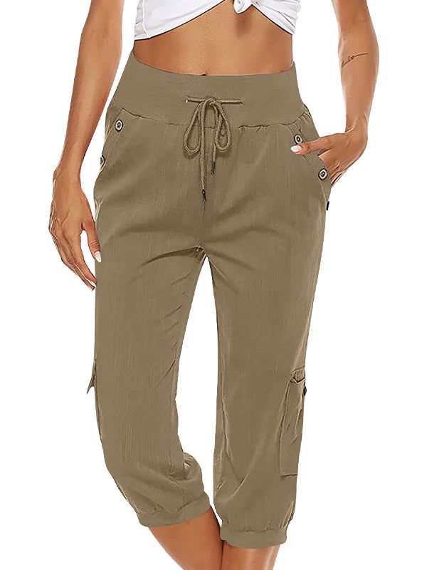 Damen Freizeithose Komfort Hose Bequem Alltag
