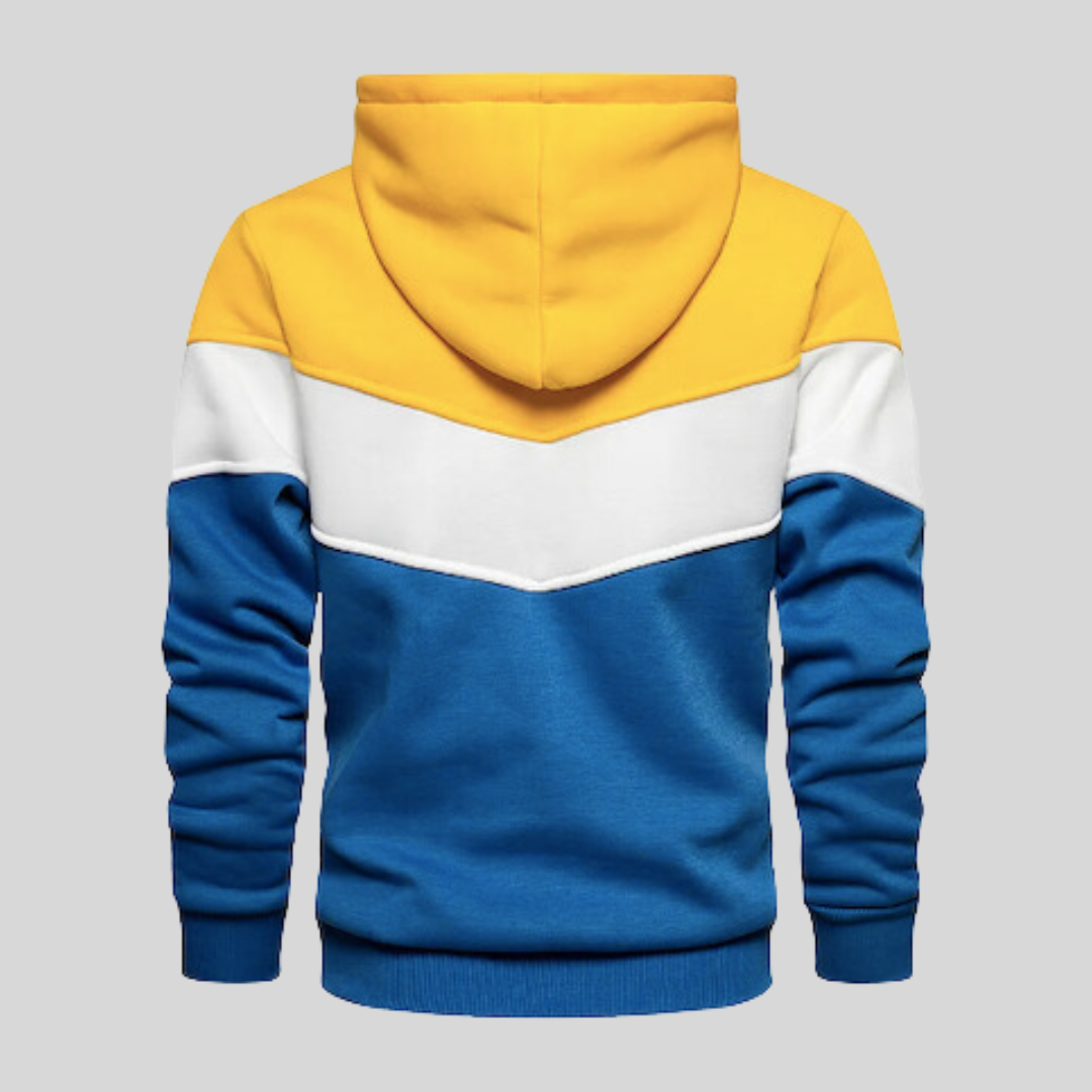 Herren Pullover Patchwork Baumwolle Modern