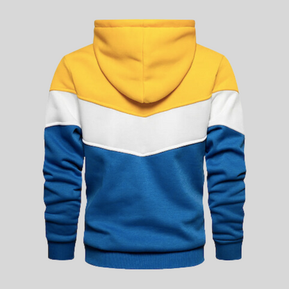 Herren Pullover Patchwork Baumwolle Modern