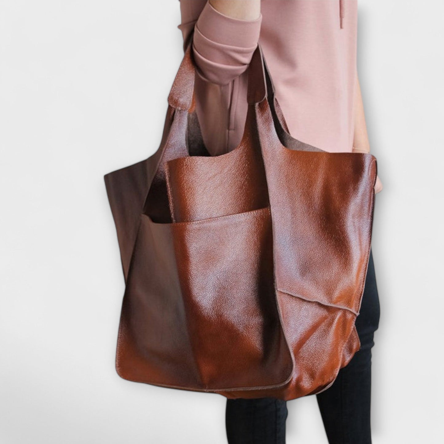 Damen Großtasche Klassisch Leder