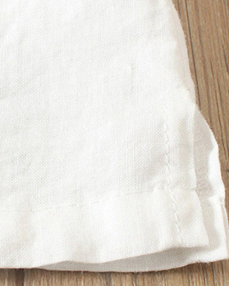 Damen Bluse Kurzärmelig Rundhals