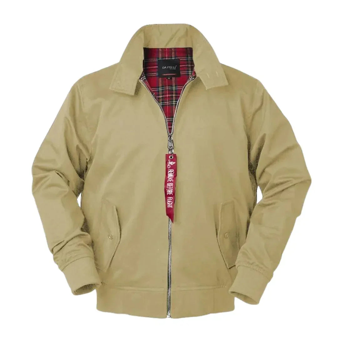 Herren Harrington-Jacke Klassisch Elegantes Design