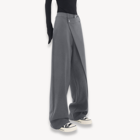 Damenhosen Baggy Bequem Modern Schwarz - Norvielle