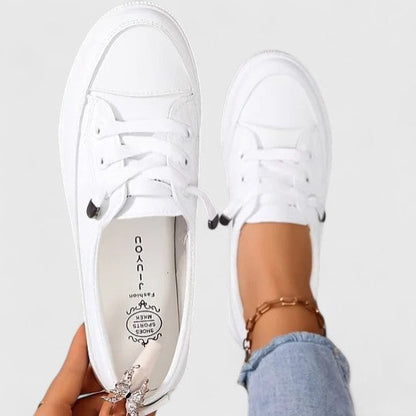 Damen Sneaker Klassisch Schnüren