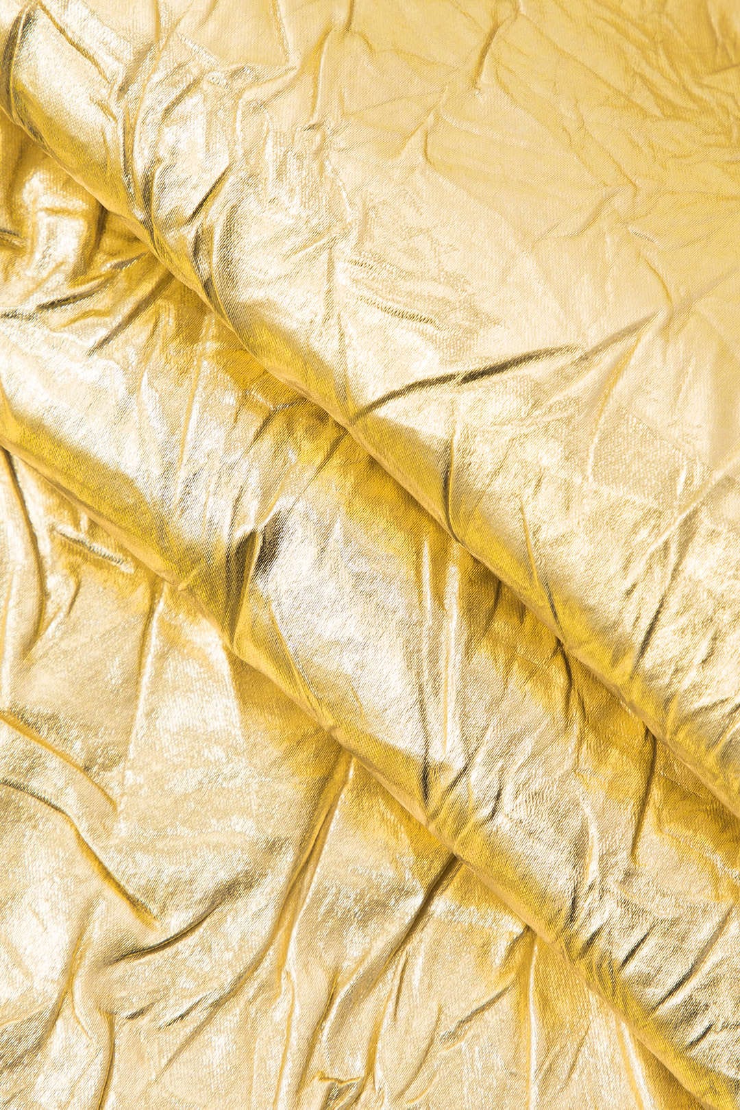 Damen Midirock Elastisch Glänzend Metallic