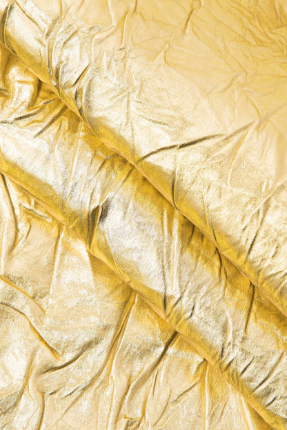 Damen Midirock Elastisch Glänzend Metallic