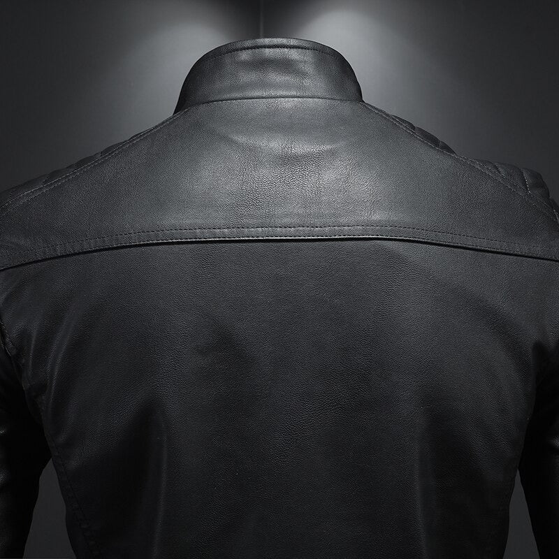 Herren Lederjacke Lederschutzjacke