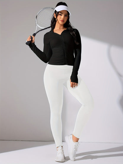 Damen Sportjacke Langarm Lässig