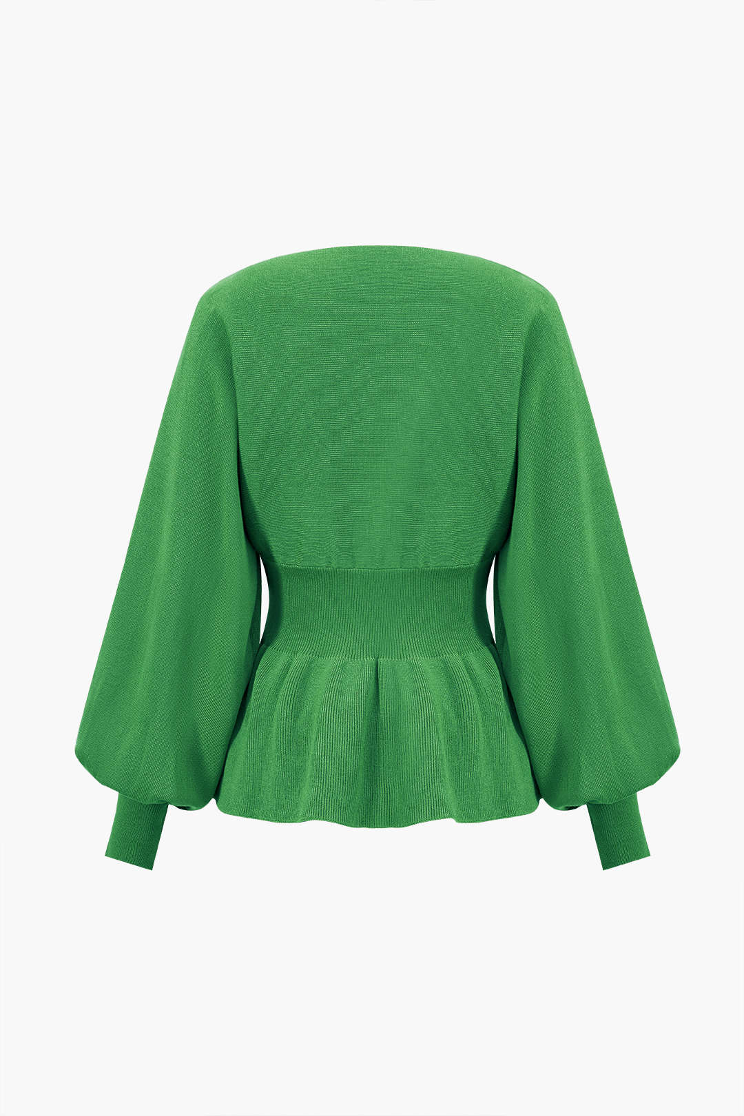Damen Strick-Set Peplum- und Bleistiftrock