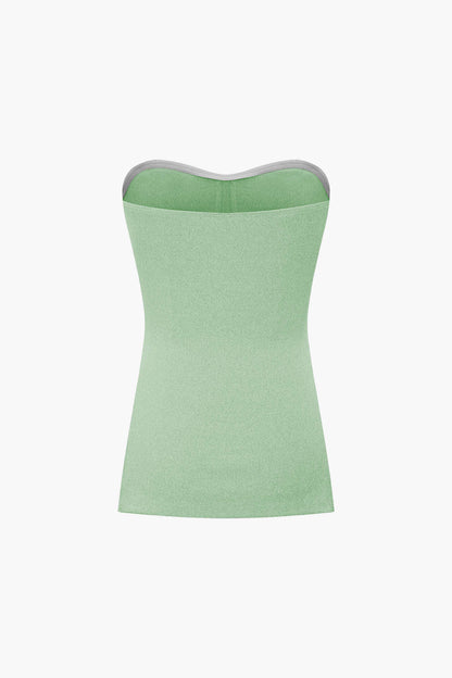 Damen Zweiteiler Set Bustier und Shorts