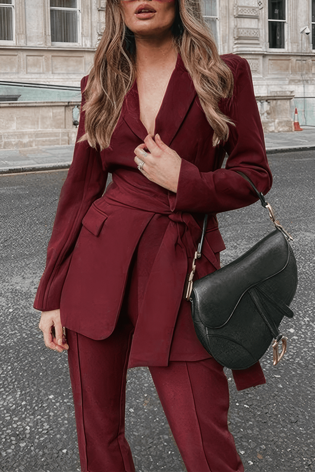 Damen Blazer-Hose-Set Elegant Zweiteiler - Norvielle