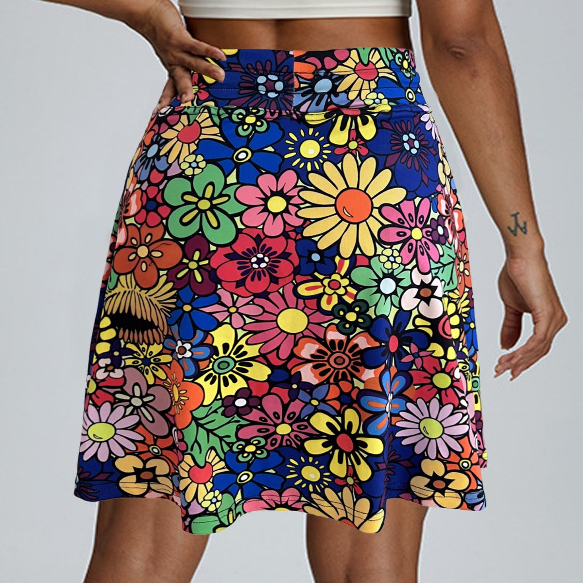 Heidi Mode Damen 2-teilige Shorts Bedruckt