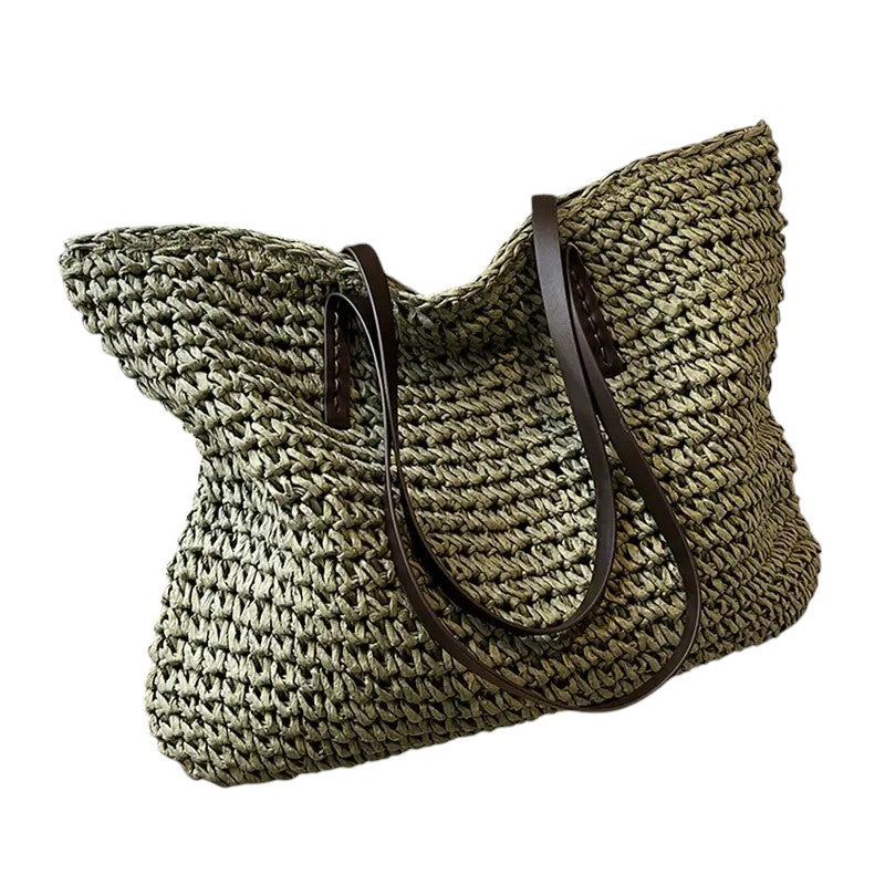 Damen Strandtasche Groß Leicht Reißverschluss - Norvielle