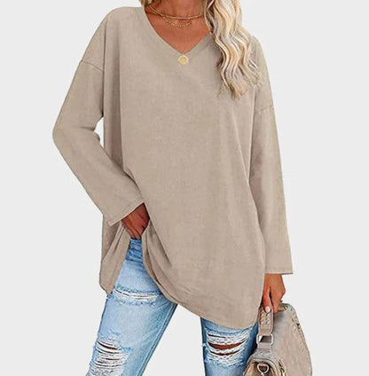Damen Langarm Pullover Elegantes Design