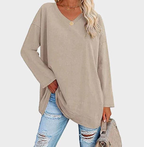 Damen Langarm Pullover Elegantes Design