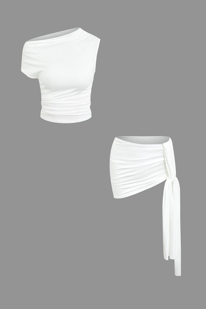 Damen One-Shoulder- mit Minirock