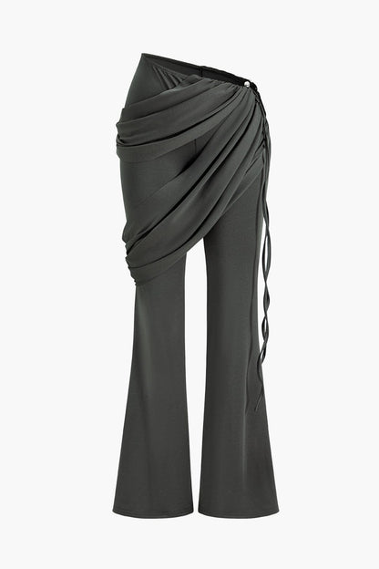 Damen Zweiteiler-Set Drapierung Elegantes