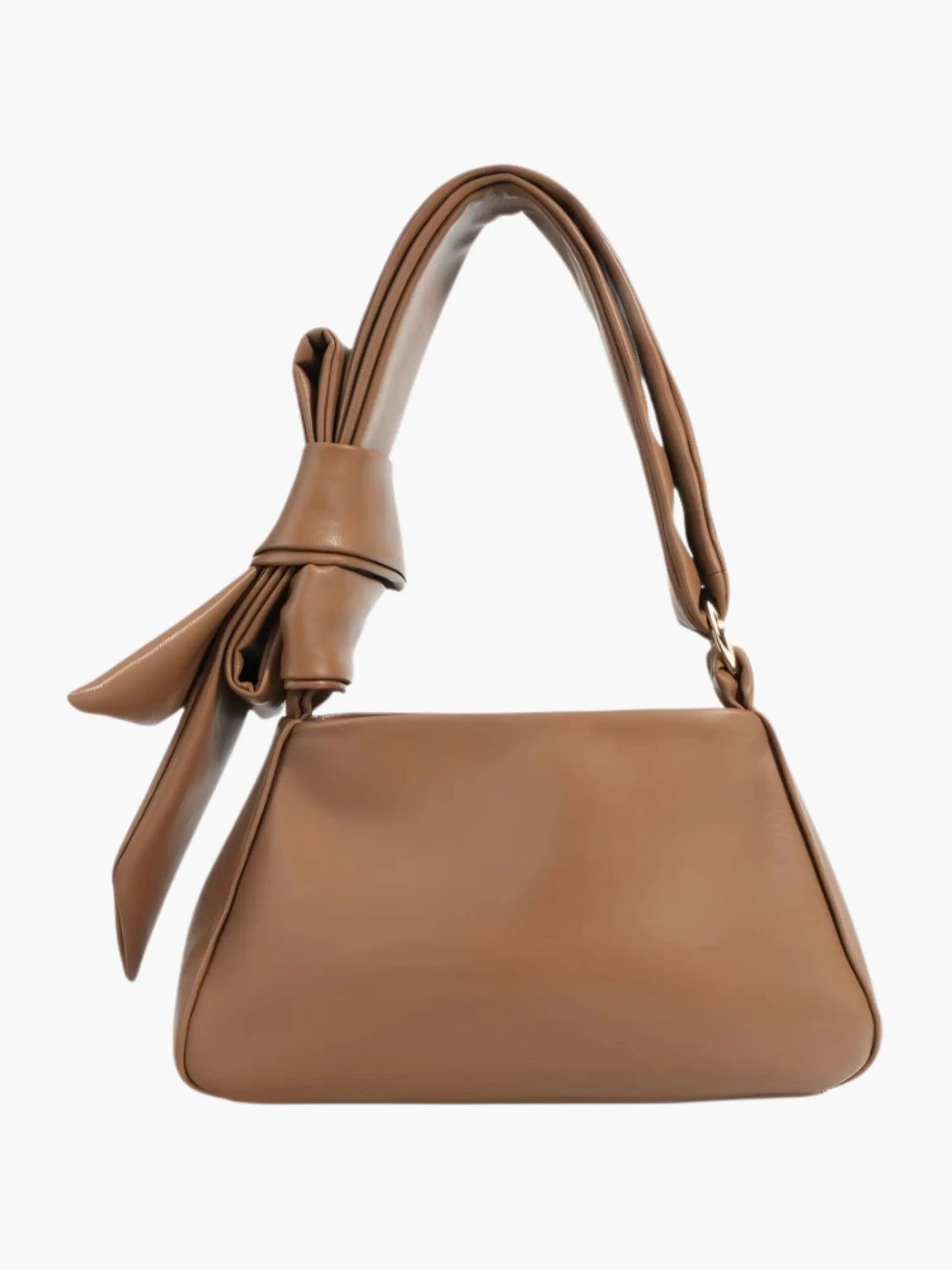 Leder Umhängetasche Elegant Minimalistisch Mit Knotengriff - Norvielle