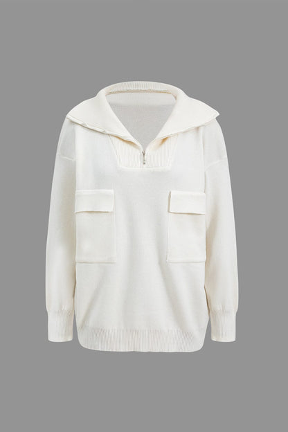 Damen Oversized Pullover Set mit Minirock