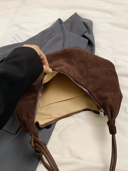 Leder Hobo Bag Damen Rucksack