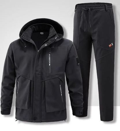 Herren Fleece Outdoor-Set Warm Funktionell