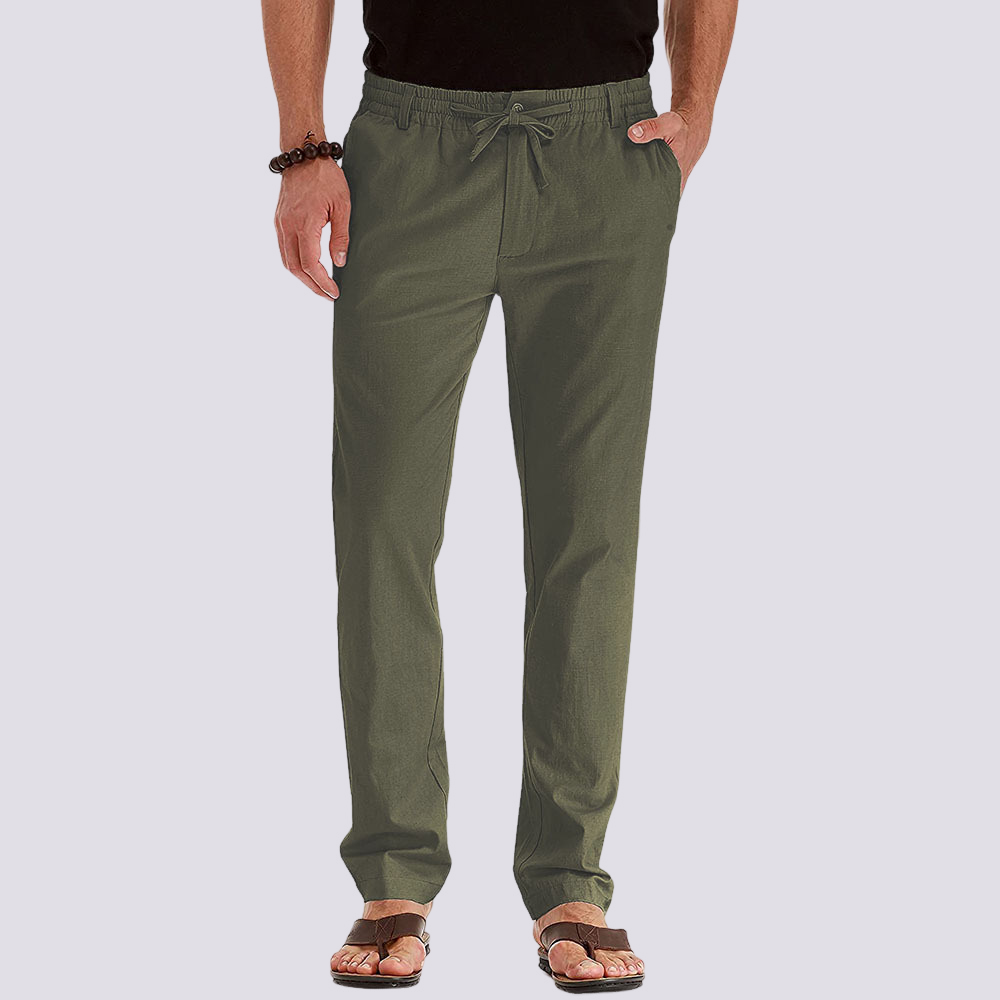 Herrenhose Elastischer Bund Freizeithose Bequem