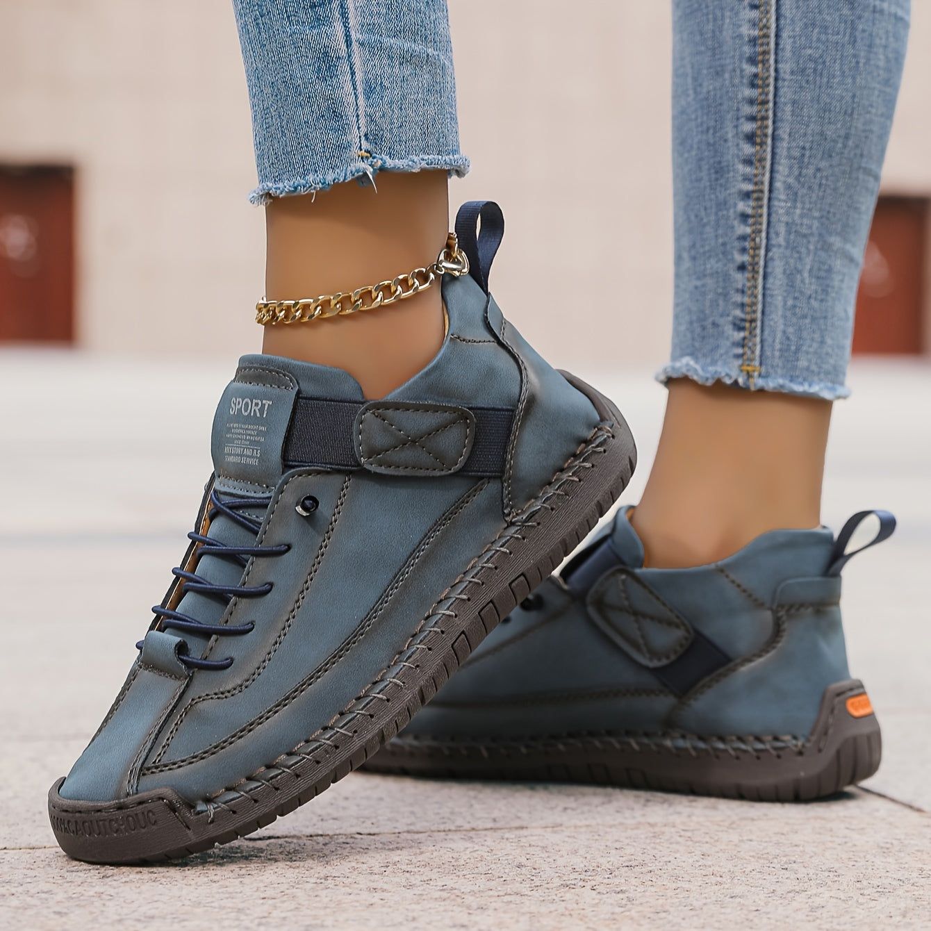 Damen Orthopädische Sneaker Bequem Komfortschuhe