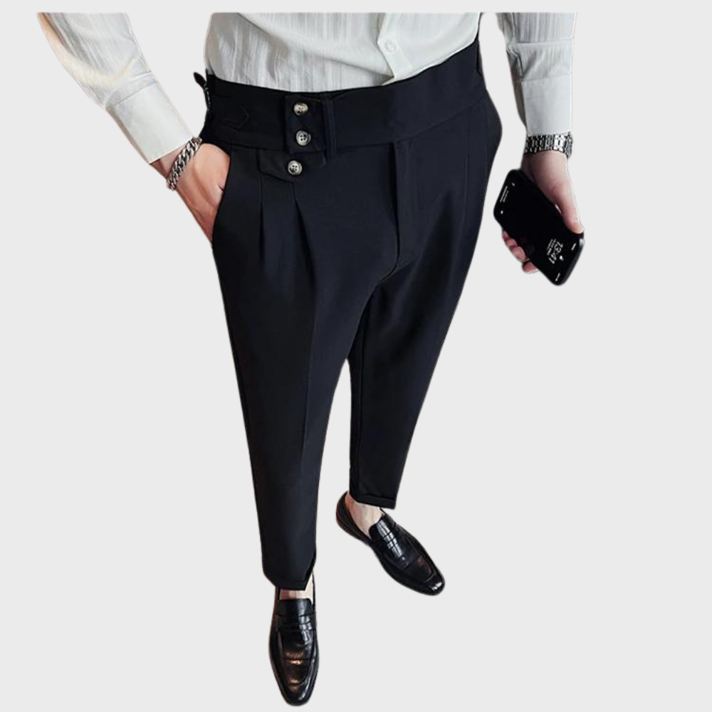 Herren Chino-Hosen Bequem Elegant