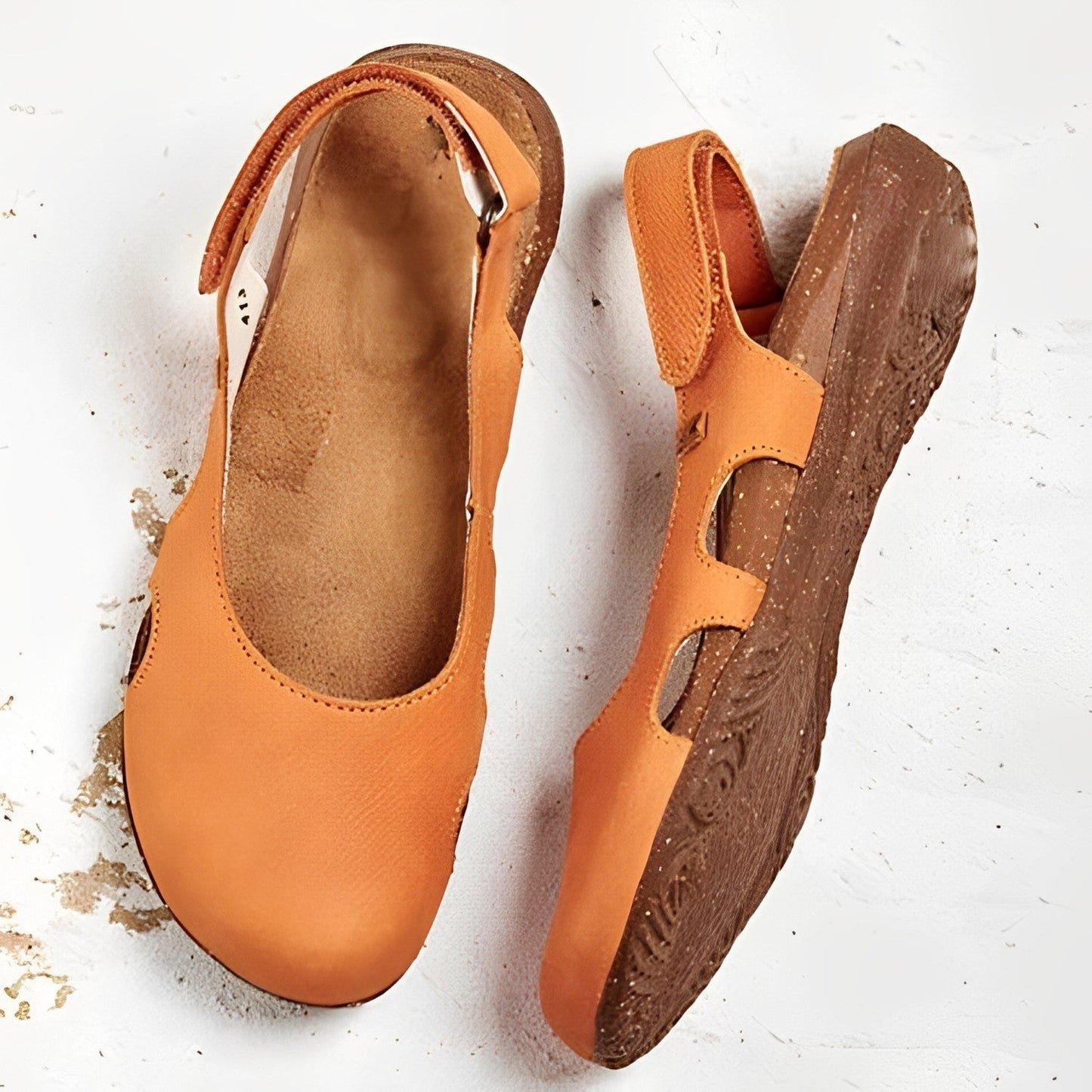 Damen Sandalen mit Fußbett Unterstützung