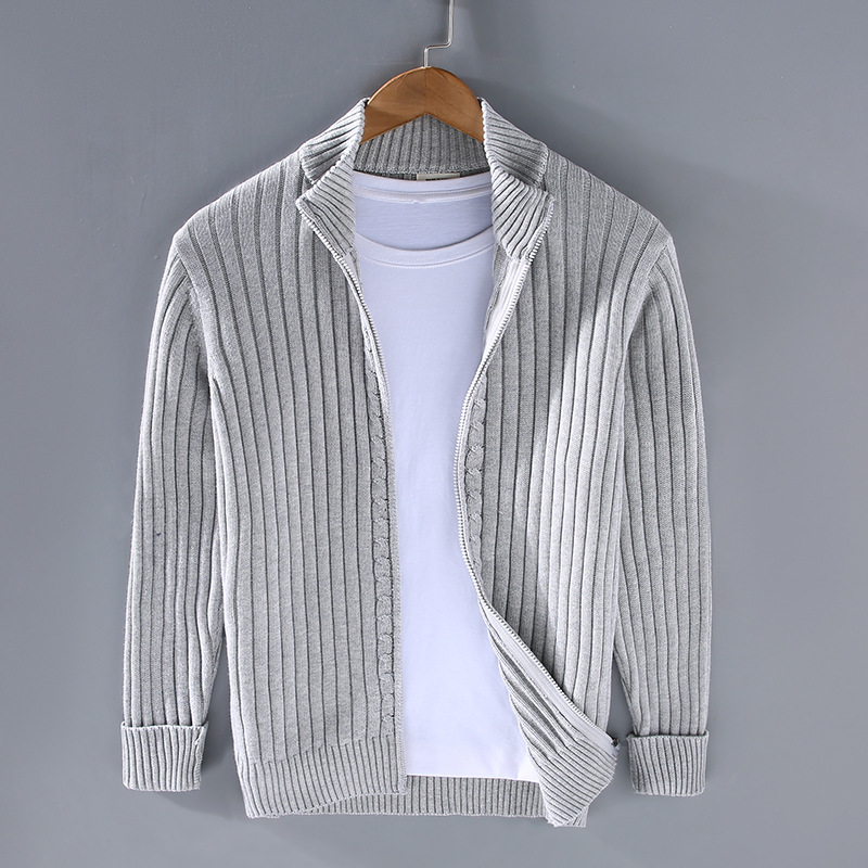 Herren Strickjacke Baumwolle Bequem Qualität