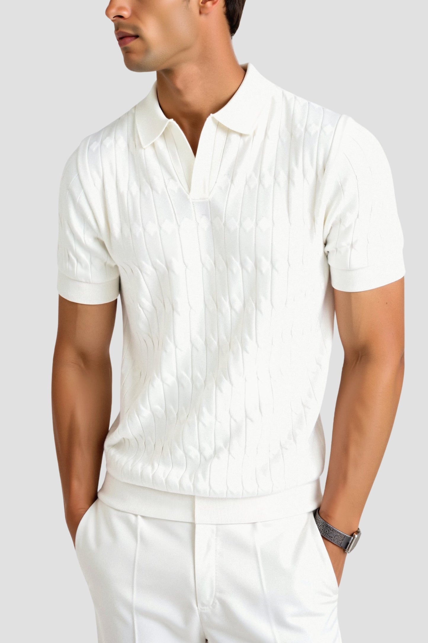 Herren Polohemd Klassisches Elegantes Design