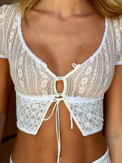 Damen Zweiteiler-Kleid Romantisch Feminin