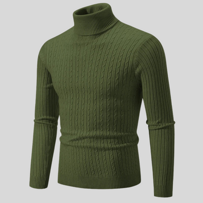 Stilvoller Damen Rollkragenpullover Warm