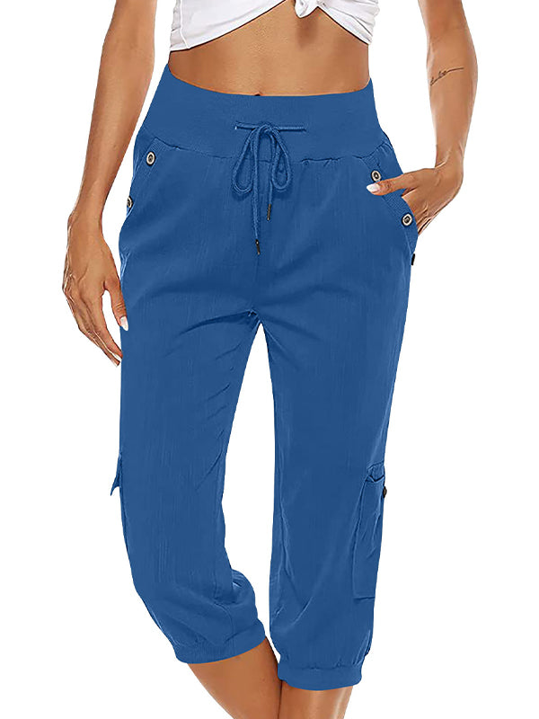Damen Freizeithose Komfort Hose Bequem Alltag