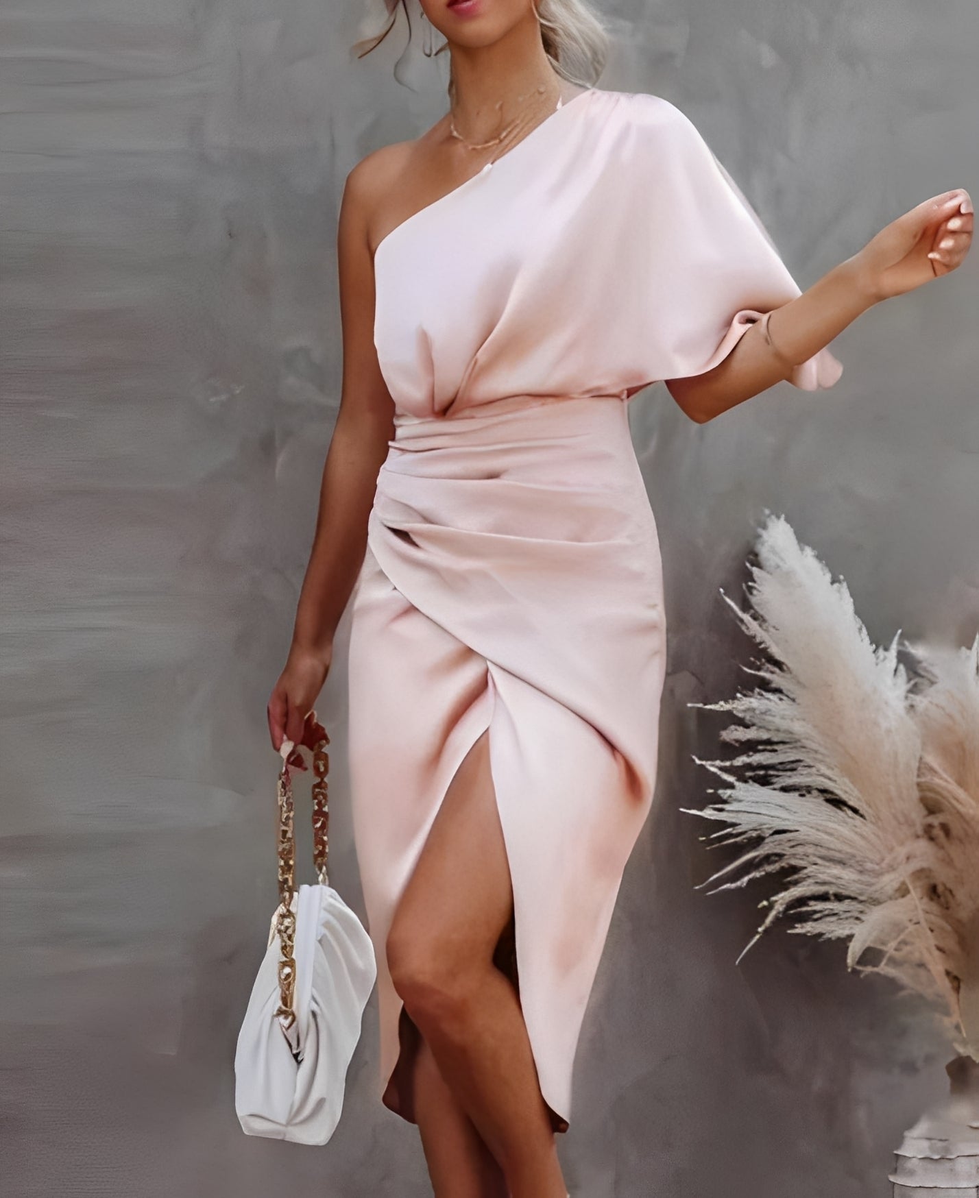Damenkleid Asymmetrisch Ungleichmäßig