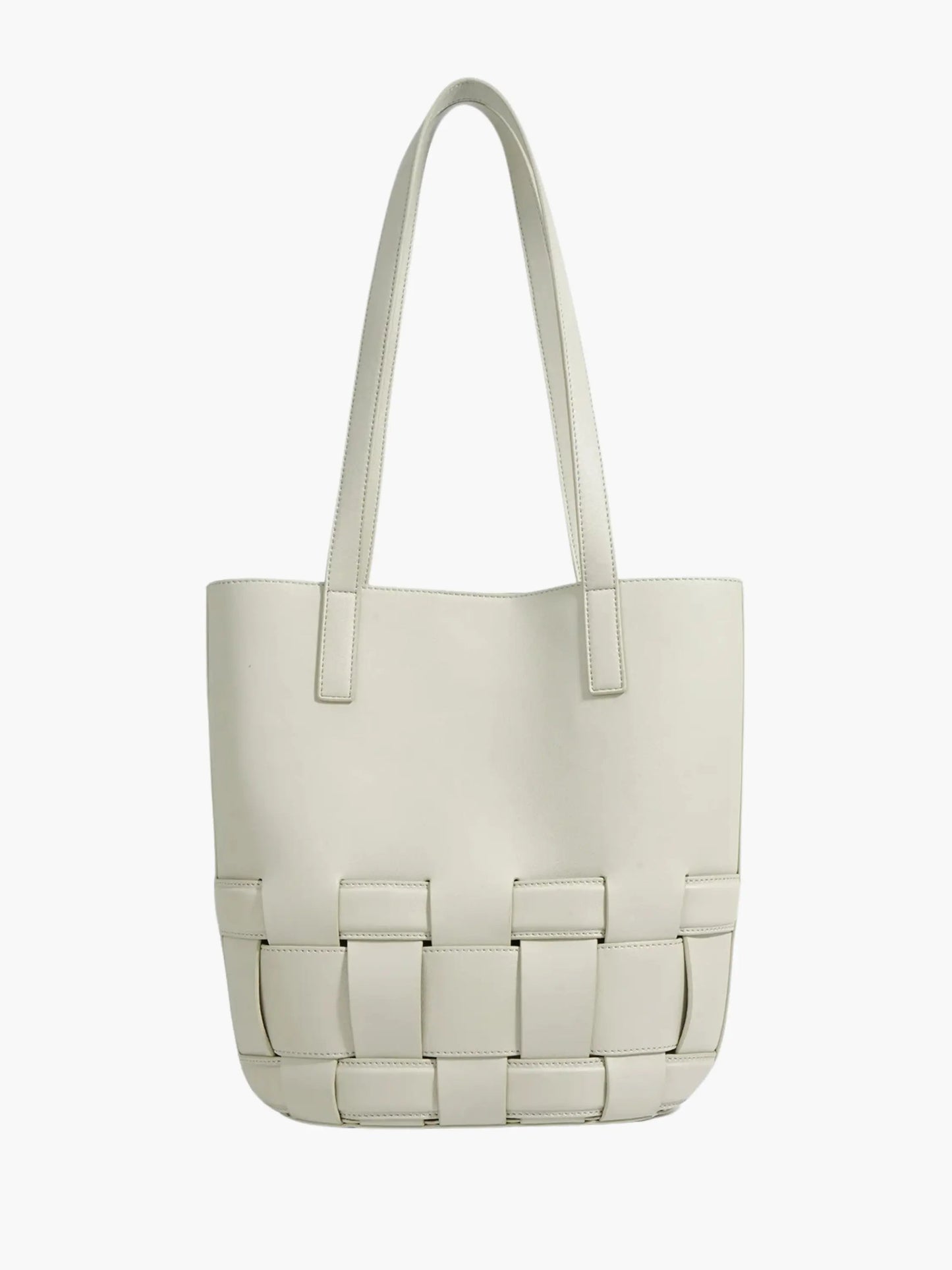 Geflochtene Damen Lederhandtasche