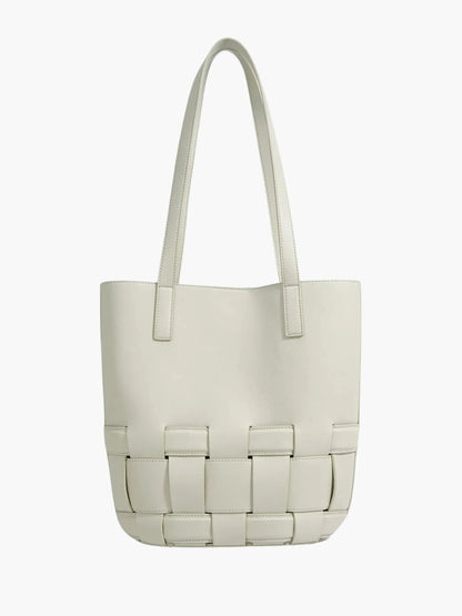 Geflochtene Damen Lederhandtasche