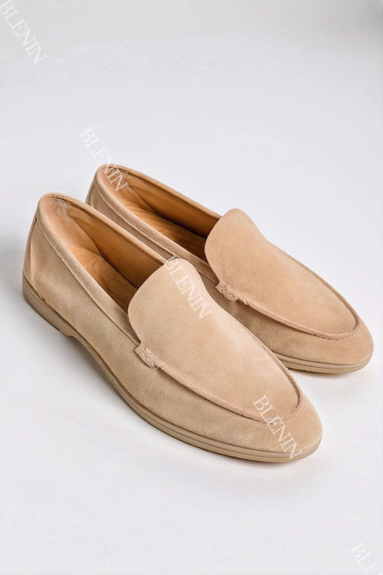 Damen Loafer Schuhe Elegantes Leder