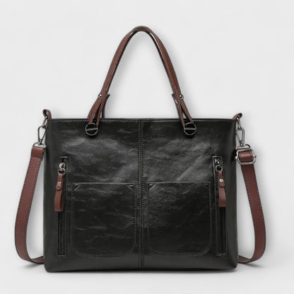 Damen Handtasche Alltag Groß Leder