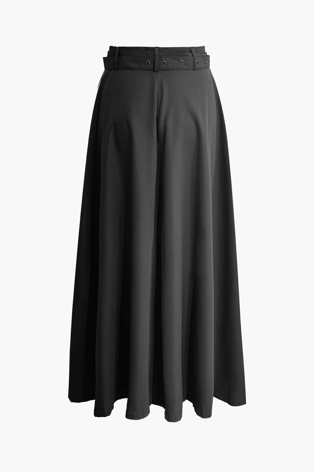 Damen Zweiteiler Set Crop Maxirock